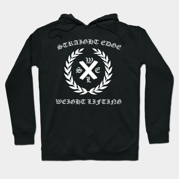 Straight Edge Weightlifting Hoodie by WithinSanityClothing